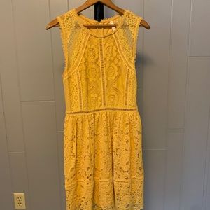 Yellow Lace Dress